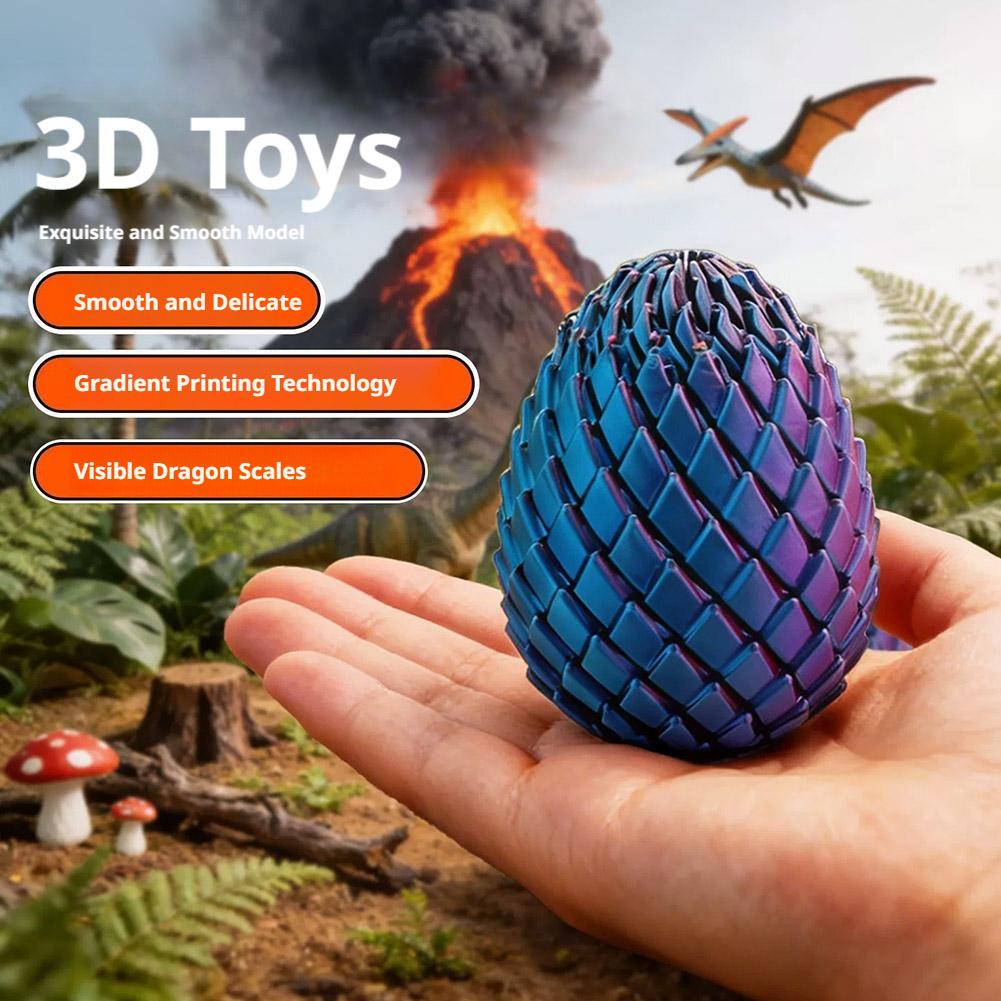 3D Printing Egg - Забавная 3D-печатная игрушка-антистресс в виде яйца