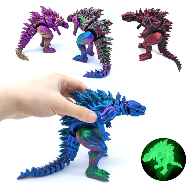 3D Printing Figure - 3D-печатная фигурка динозавра с подвижными суставами,