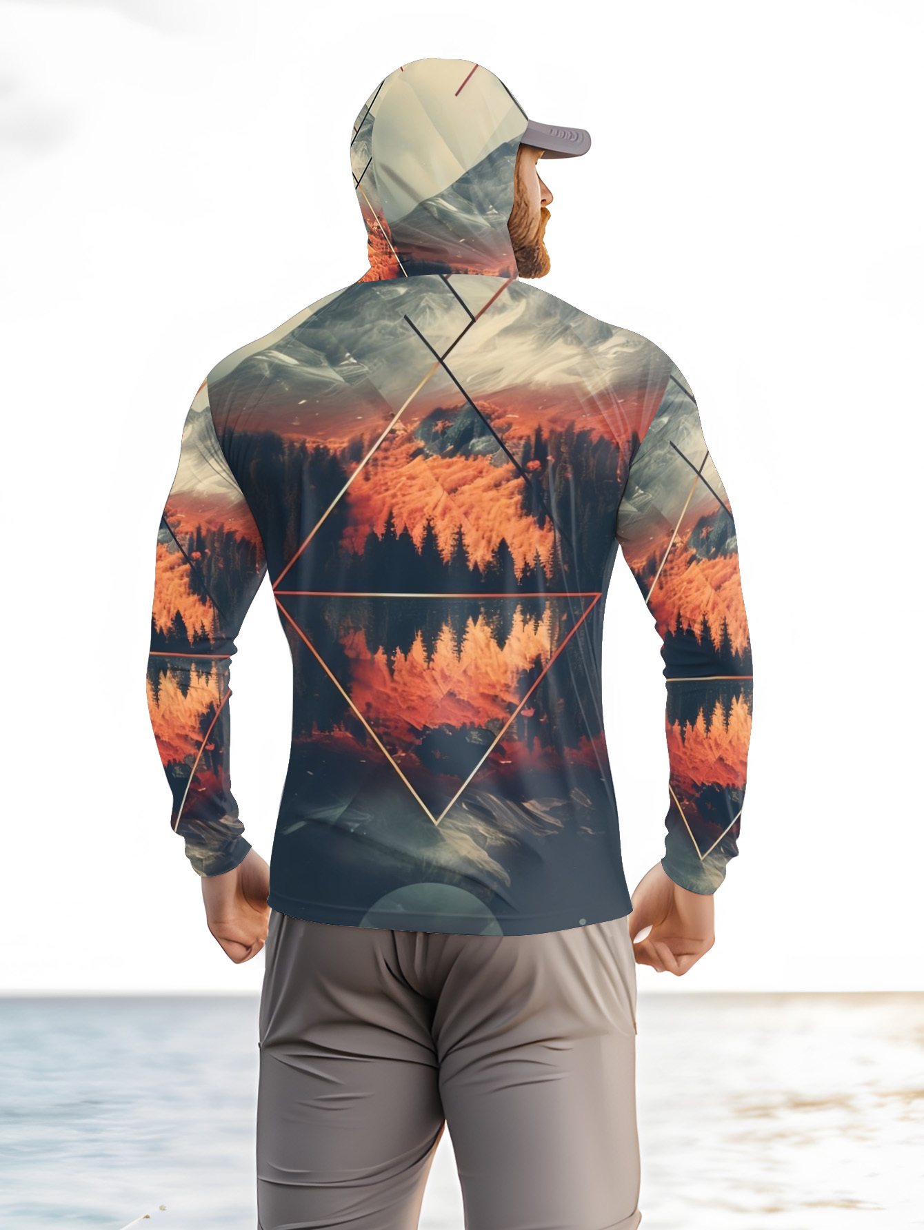 Мужская рыбацкая толстовка для – обзор и цена 3D Printing Jersey