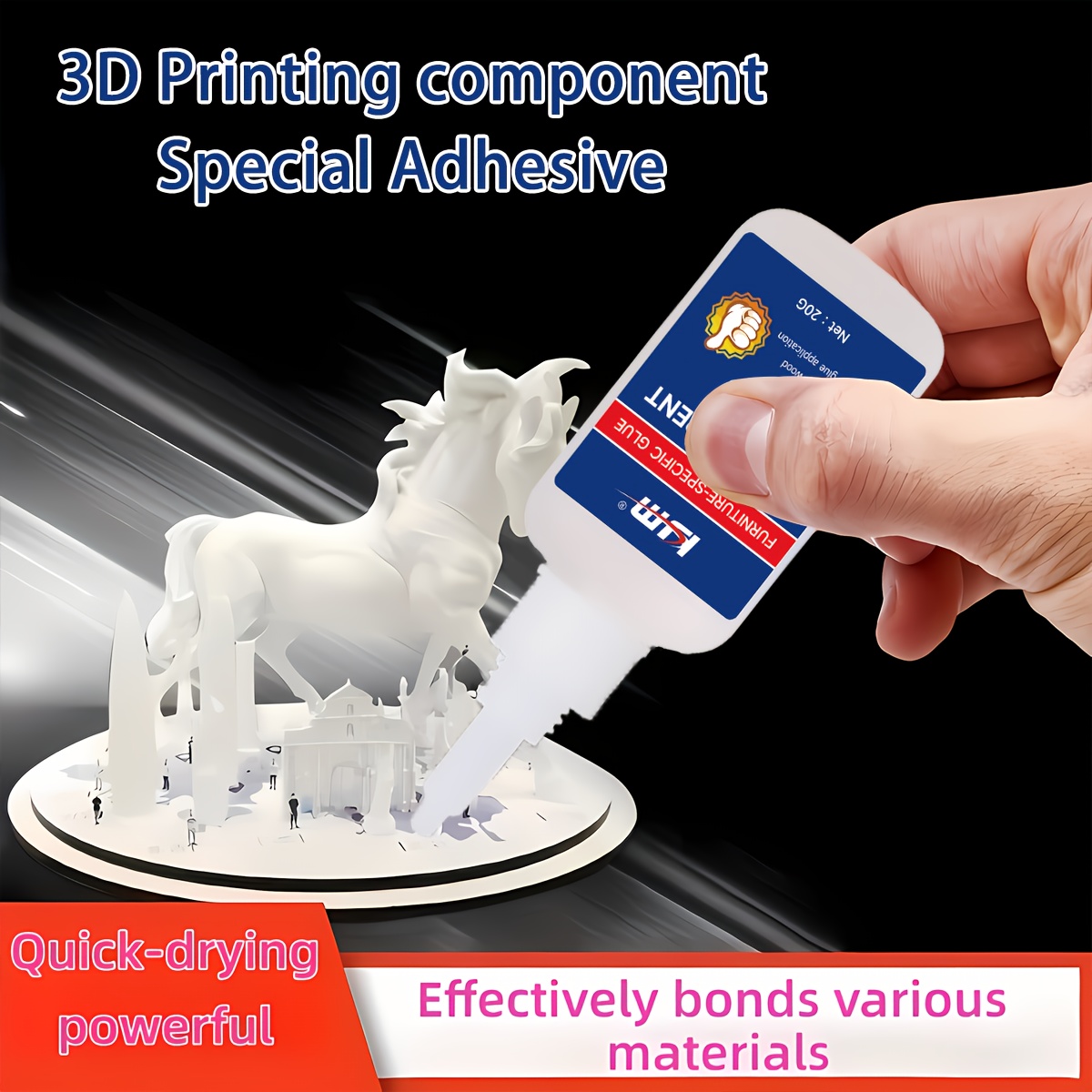 Быстросохнущий прозрачный спец – обзор и цена 3D Printing Glue Stick
