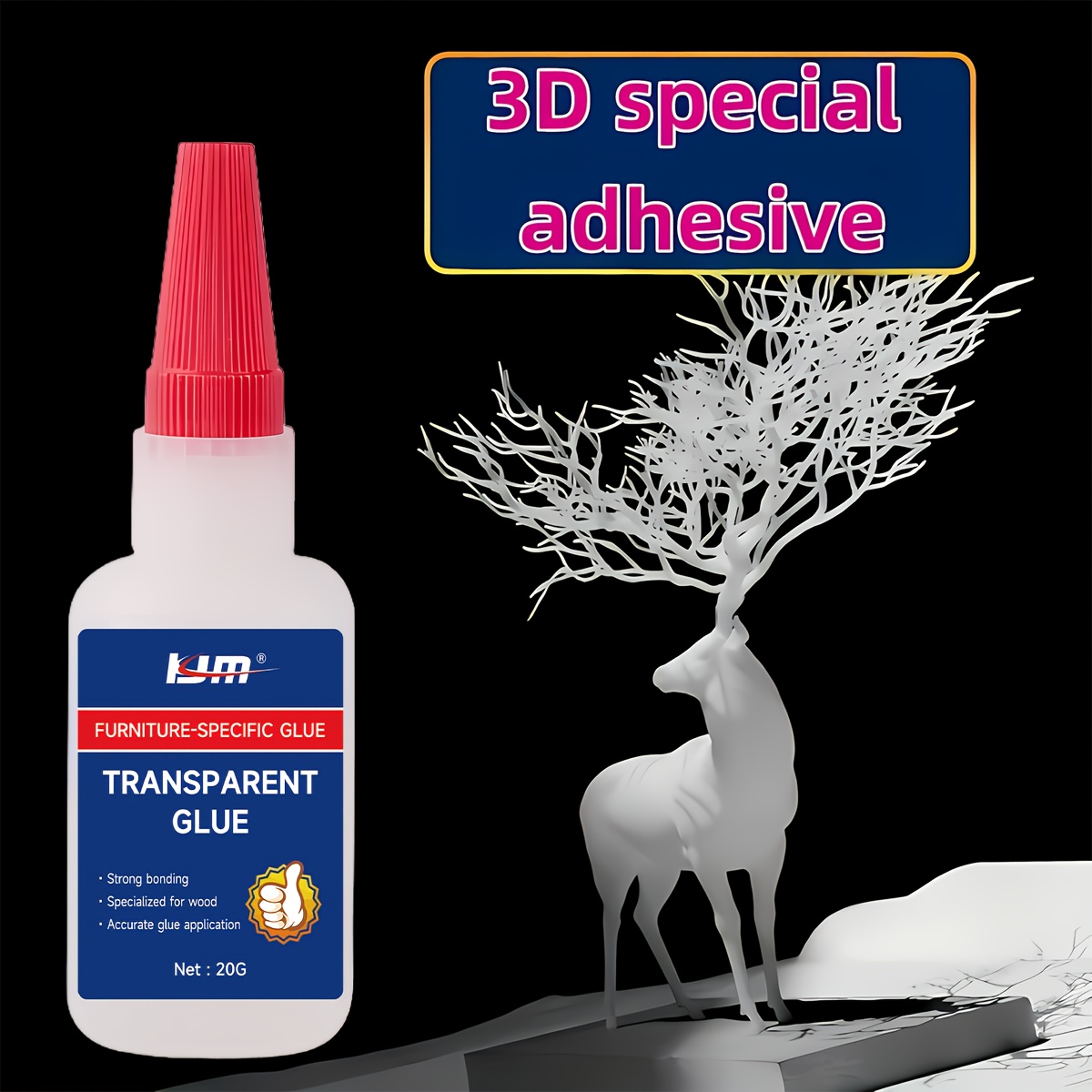 Быстросохнущий прозрачный спец – обзор и цена 3D Printing Glue Stick