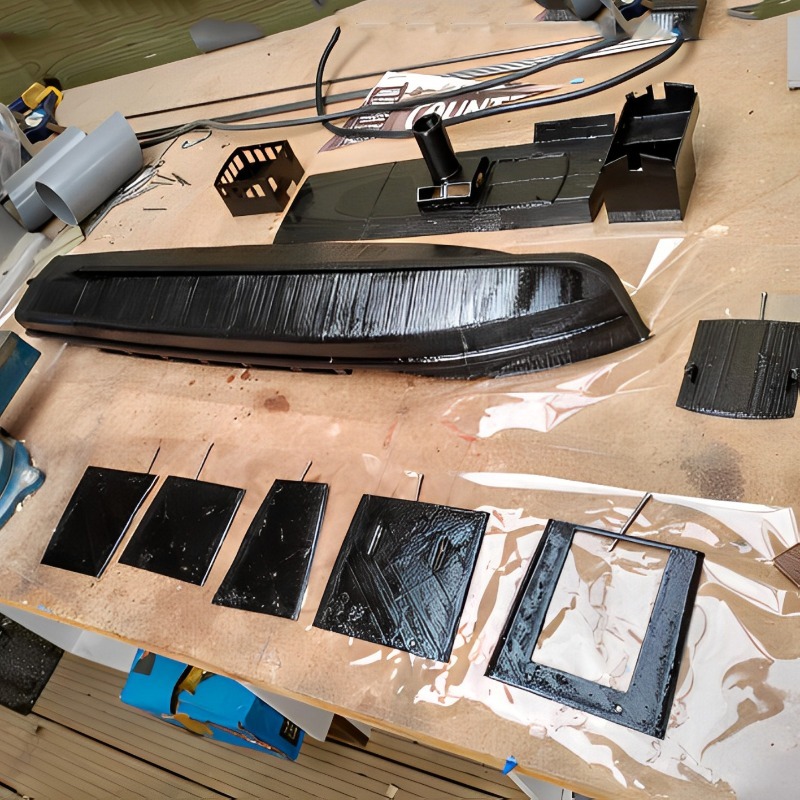Радиоуправляемая лодка 60 см,  – обзор и цена 3D Printing Rc Boat
