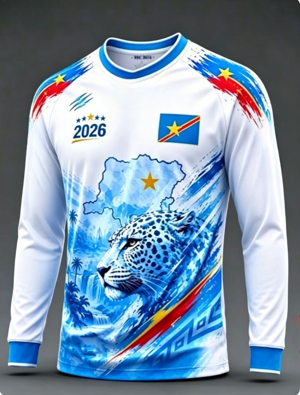 2026 Конго футболка с круглым  – обзор и цена 3D Printing Jersey
