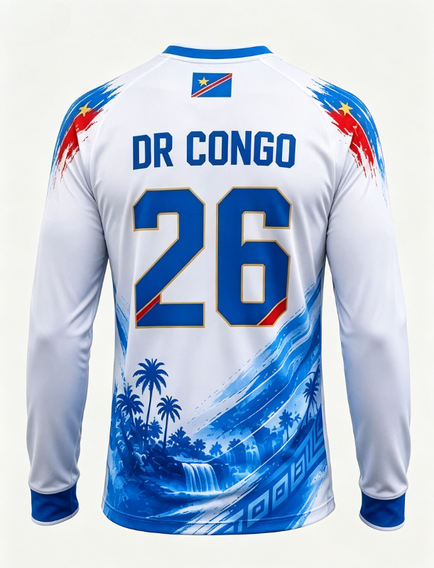 2026 Конго футболка с круглым  – обзор и цена 3D Printing Jersey