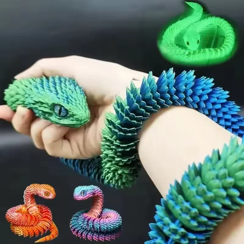 3D печатная змея, подвижный ша – обзор и цена 3D Printing Figure