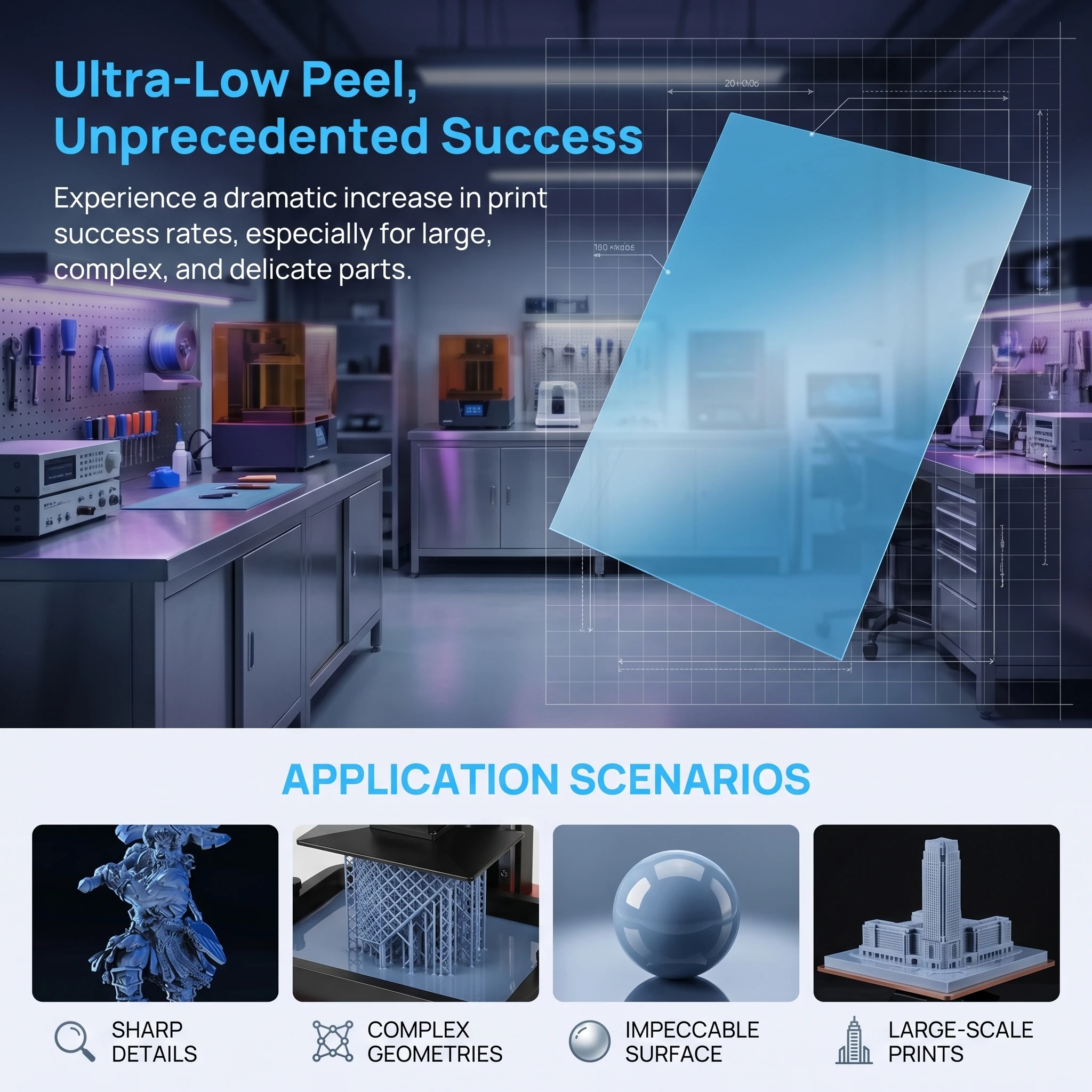 Высокоскоростная пленка ACF дл – обзор и цена 3D Printing Elegoo