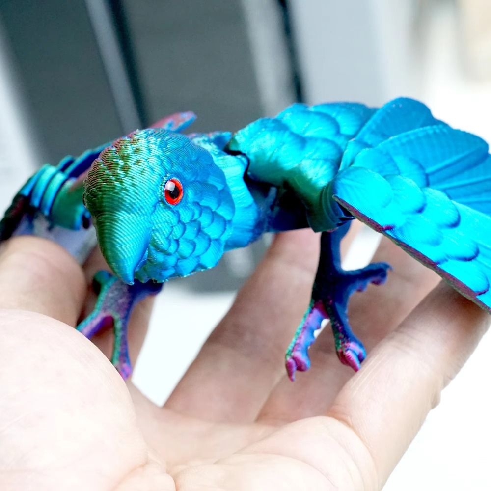Модель попугая с имитацией гла – обзор и цена 3D Printing Figure