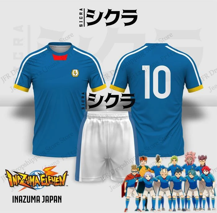 Комплект из джерси Inazuma Ele – обзор и цена 3D Printing Jersey